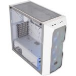 Cooler Master MasterBox TD500 Mesh White Airflow ATX Mid-Tower w/E-ATX Support, Polygonal Mesh Front Panel, Crystalline Tempered Glass & 3 ARGB Fans w/Controller(White) - D500D-WGNN-S01