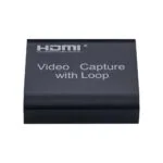 External Graphics Capture Card HDMI to USB 2.0 4K input FHD output (1080p/30fps) / Video Recorder Box For Live Streaming / HDMI Digital Converter / video capture with loop out