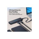 Vention USB3.0 HUB 4 Ports ultra slim 0.15M Black - CHKBB
