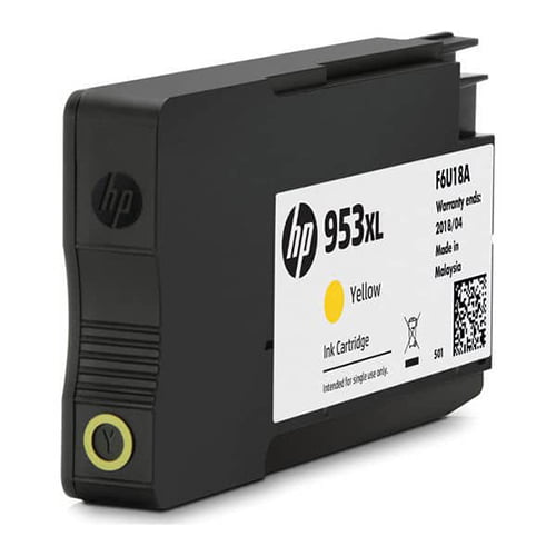 HP 953XL High Yield Yellow Original Ink Cartridge F6U18AE