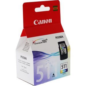 Canon 511 Color Ink (C/M/Y) Cartridge [CL-511]