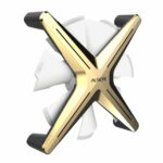 ALSEYE Xtreme Cooling Fan Kit X12 (Fan: 120mm // 3-Fan // RGB // Gold) [ X12 KIT GOLD ] - Image 2