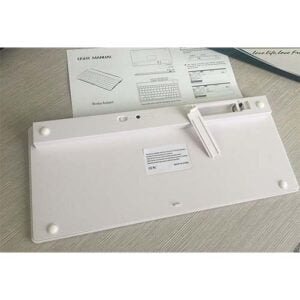 Mini Wireless Bluetooth Keyboard for (Arabic Mac / Apple Layout) - SILVER [BK 3001]