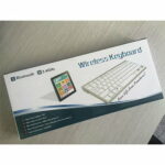 Mini Wireless Bluetooth Keyboard for (Arabic Mac / Apple Layout) - SILVER [BK 3001]