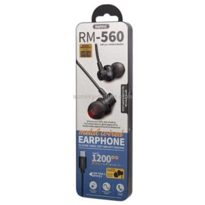 REMAX RM-560 Type-C In-Ear Stereo Metal Music Earphone with Wire Control + MIC - RM-560 - Image 4