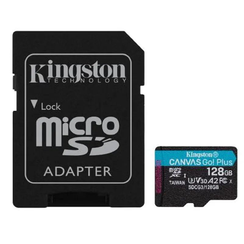 Kingston 128GB CANVAS GO PLUS microSD