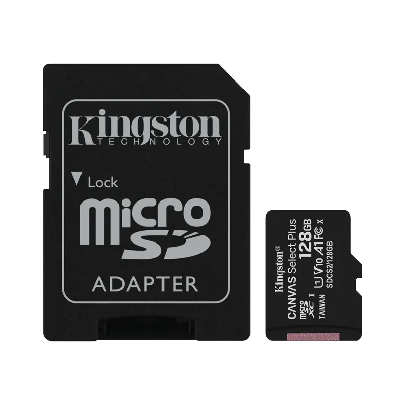 Kingston 128GB Canvas Select Plus microSD