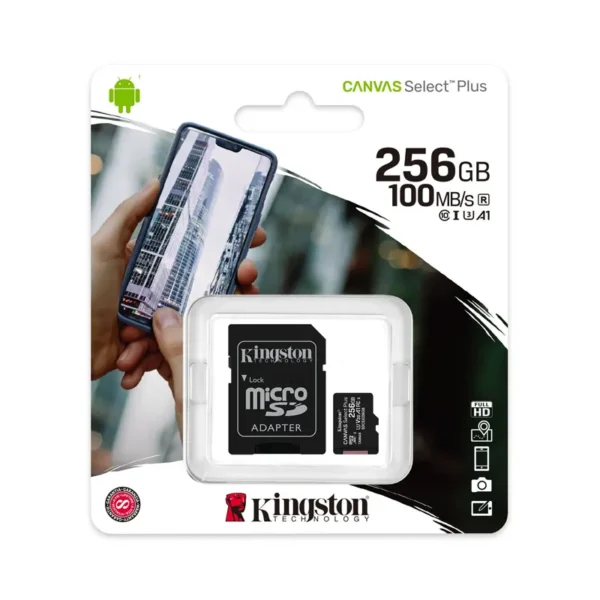 Kingston 256GB Canvas Select Plus microSD