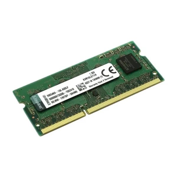 Kingston 4GB 1600MHz DDR3L PC3-12800 1.35V Notebook Memory KVR16LS11/4