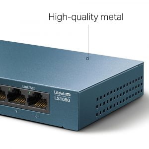 TP-Link 8-Port Gigabit (10/100/1000Mbps) Desktop Network Switch [LS108G] - Image 5