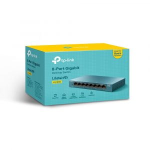 TP-Link 8-Port Gigabit (10/100/1000Mbps) Desktop Network Switch [LS108G] - Image 7