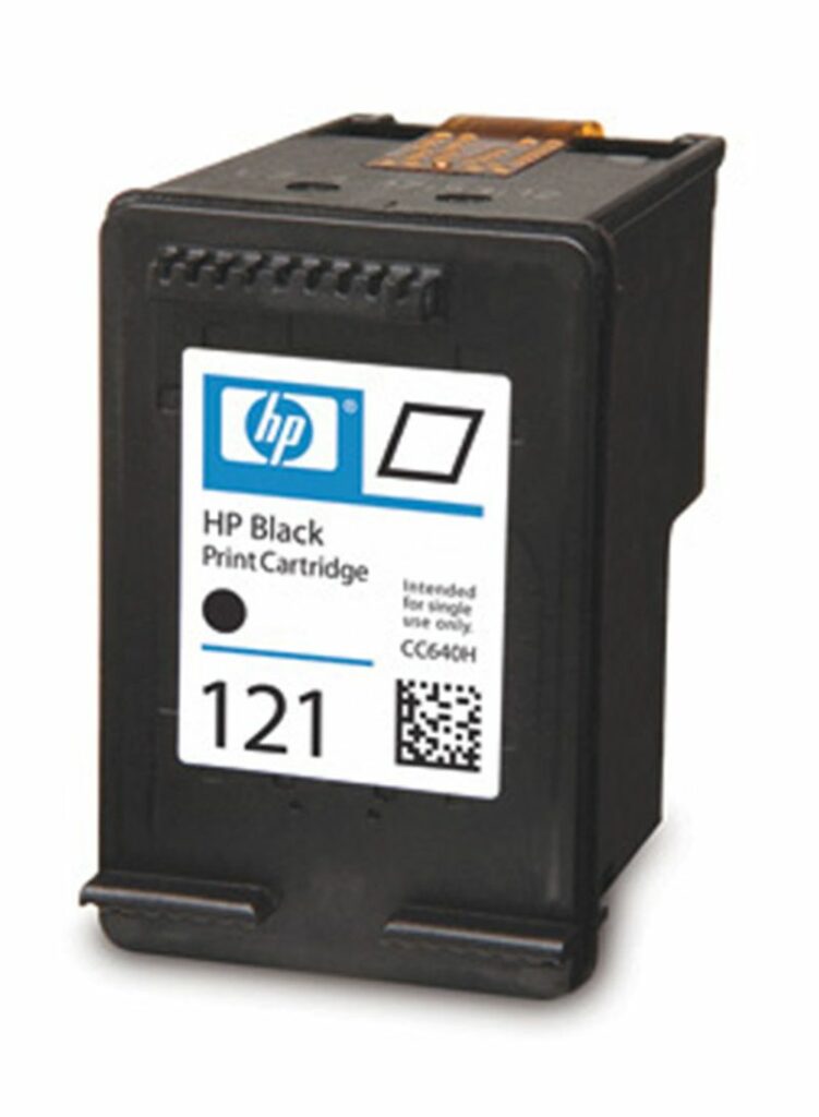 HP 121 Black Original Ink Cartridge CC640HE - PC Circle