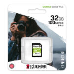Kingston 32GB SDHC Canvas Select Plus 100MB/s Read Class 10 UHS-I U1 V10 Memory Card ( SDS2/32GB ) - Image 2