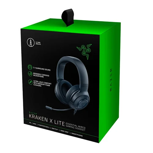 Razer Kraken X Lite Essential Gaming Headset RZ04-02950100-R381 Black - GB