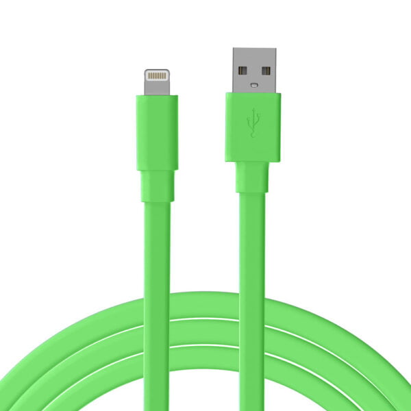 Huntkey Lightning to Flat USB Cable { 1m length / Sync + Charging Cable }