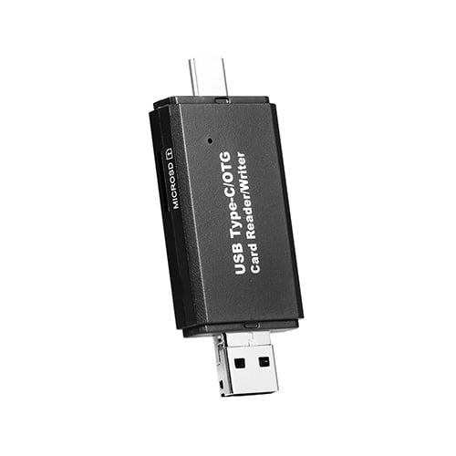 SD Card Reader USB Type-C 3 in 1 USB 2.0 / micro sd and sd card reader / flash drive card reader for PC & Smart Phones