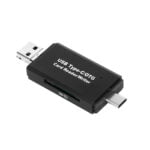 SD Card Reader USB Type-C 3 in 1 USB 2.0 / micro sd and sd card reader / flash drive card reader for PC & Smart Phones