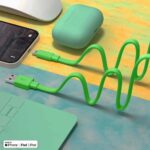 Huntkey Lightning to Flat USB Cable { 1m length / Sync + Charging Cable }