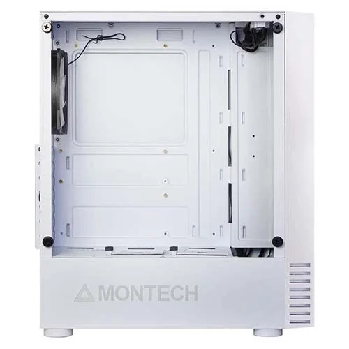 Montech - X2 MESH White Tempered Glass Gaming Casing { ATX // Mid tower  // Preinstalled 3 Fans } [ X2-MESH-WHT ] - Image 2