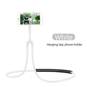 Universal Lazy Hanging Neck Phone Mount Necklace Support Bracket Holder Stand - Image 3
