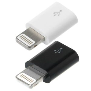 Micro-USB Female To Lightning (8 Pin) Male Converter Adapter for (iPhone 5 // 5s // 6 // 6s // 7 // 8plus // X) - Image 4