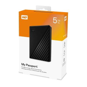 WD Western Digital 5TB My Passport (USB 3.2 Gen1 // Black) [ WDBPKJ0050BBK ] - Image 6