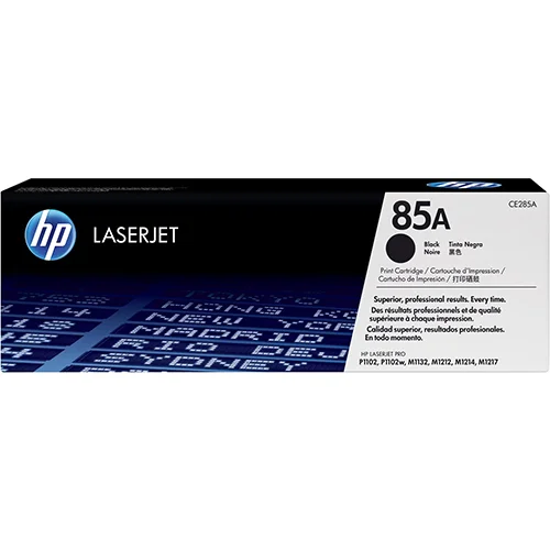 HP 85A Black Original LaserJet Toner Cartridge CE285AD