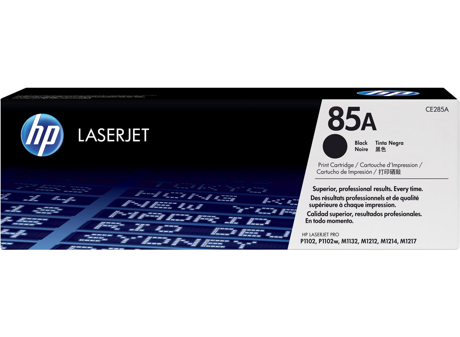 HP 85A Black Original LaserJet Toner Cartridge CE285AD 