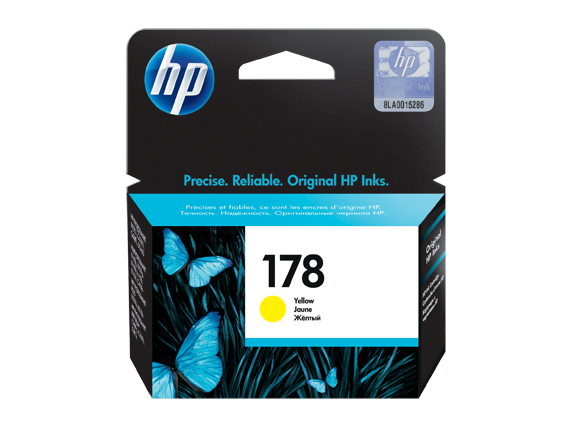 HP 178 Yellow Original Ink Cartridge CB320HE HP 178 Yellow Original Ink Cartridge CB320HE