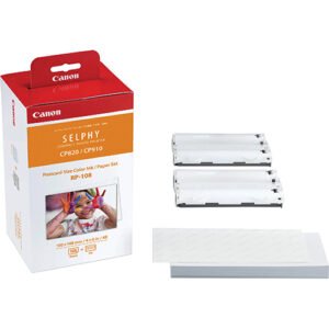 Canon Color Ink / Paper Set For (CP1000 Series // CP910 // CP820) [RP-108]