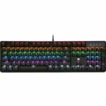 HP - Mechanical Gaming Keyboard GK320 { english keyboard only //all button anti-ghosting // RGB // BLUE SWITCH } [ B2K320200400448 ]