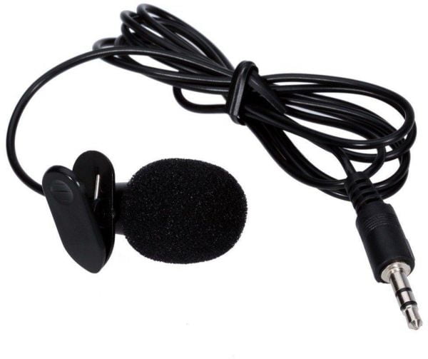 Microphone Mini Clipon Wired 3.5mm jack 1.5meter PC Circle