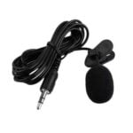 KUBITE MINI CLIP-ON WIRED MICROPHONE 3.5mm Jack 1 meter (Black) {MC29BK}