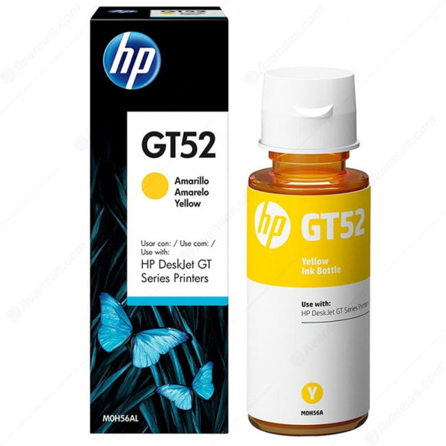 HP GT52 Yellow Original Ink Bottle 70ml M0H56AE 