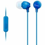 SONY In-Ear Headphones with Mic 3.5mm Jack / Blue (MDREX15AP L)