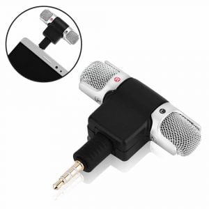 Portable Mini Stereo Microphone Mic 3.5mm Jack Left and Right Channel Stereo Record - Image 3