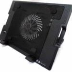 HAING N18 13"-17 " 1-Fan Notebook/Laptop Cooling pad | 1*140MM Fan - Black