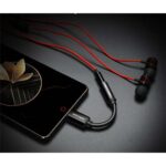 Vention Converter Type-C to 3.5mm Audio Cable 0.1M Black Metal Type - CFIBA