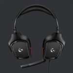 Logitech G332 Gaming Headset Stereo Flip-Mic Multi-platform compatibility (Black) 3.5mm Jack G332 Leatherette