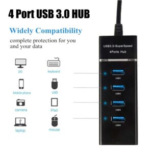 USB hub 3.0 { 4 ports  // 30 cm cable lentgh // good quality } [ 303 ] - Image 3