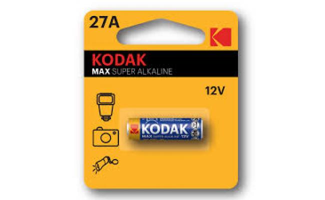 Kodak - max super alkaline 27 A model 12volt 