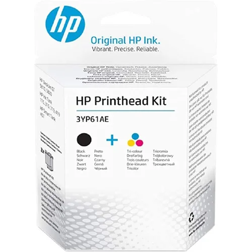 HP (head Black & Color) Black/Tri-color GT Printhead Kit - [3YP61AE]