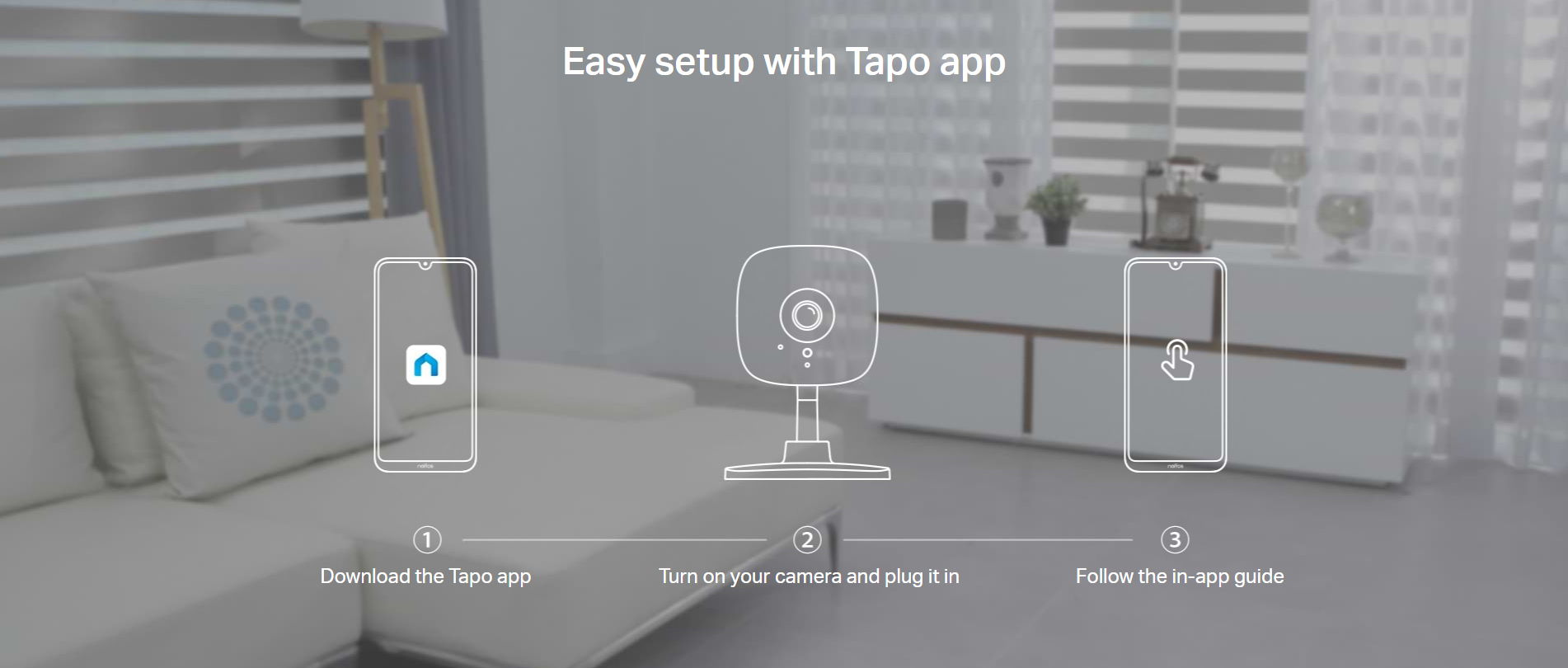 TP-Link Tapo Home Security Wi-Fi Camera Tape C100 