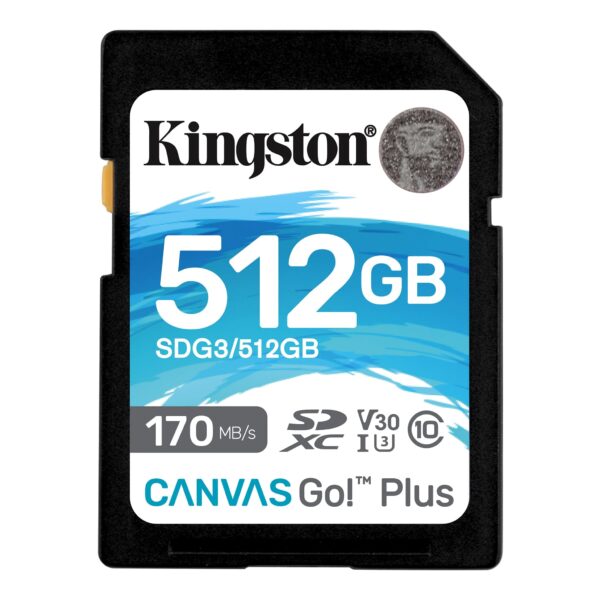 Kingston 512GB Canvas-Go! Plus SD