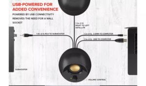 Creative - Pebble plus 2.1 Speaker Set { Black color // 16 watt peak // Powered by USB Host technology } [ MF0480 ] - Image 4
