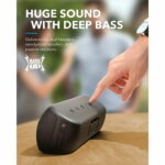 ANKER Soundcore Motion+Bluetooth Speaker with Hi-Res 30W Audio BassUp Wireless Speaker App Custom EQ 12H Playtime Waterproof USB-C For Home OR Office A3116H11