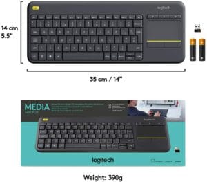 Logitech K400 Plus Wireless Keyboard with Touch-Pad for (PC & TV) [ 920-007153] - Image 4
