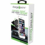 Chargeworx Magnetic Air Vent Swivel Mount for use with most smartphones (Black) [CX9940BK] - Image 2