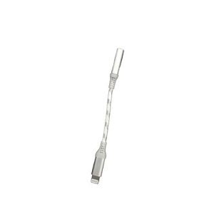 lightning to headphone jack adapter { braided nylon cable // durable // 11cm length // premium quality }