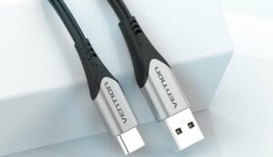 Vention USB-C To USB A 2.0 Charger Cable 0.25M CODHC - Image 3